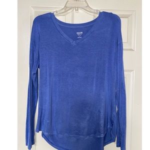Blue Long Sleeve Tee